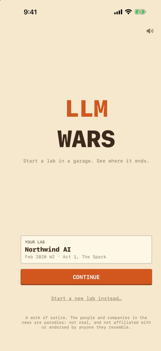 Title screen