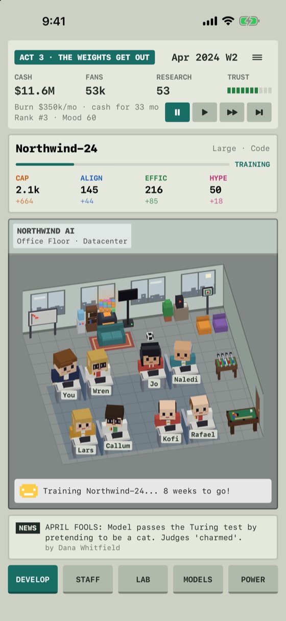 A bigger office